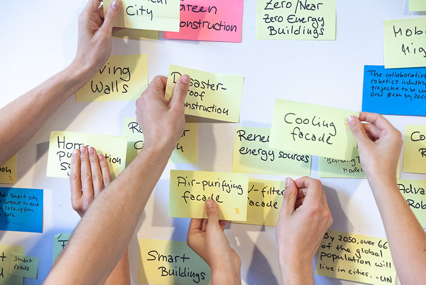 Mitarbeiter beim Trend­research